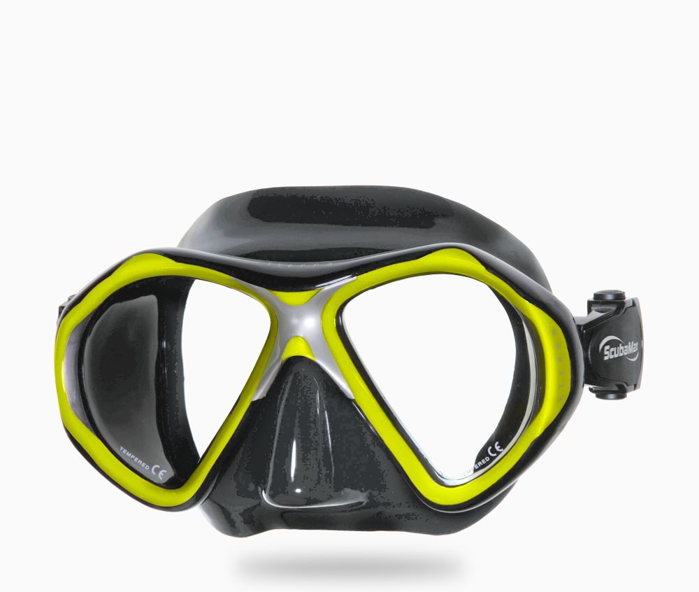 Mask　SBD Steel Pro Dive Mask, Black - SCUBAPRO